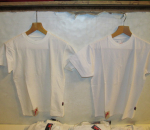 T-paita, valkoista väria, 2 erilaista materiaalia, yht. 36 kpl