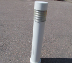 Bega pollarivalaisin, ulkovalaisin, korkeus n. 120 cm, valkoinen, käytetty