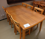 Pöytä ja 6 kpl tuoli (66)