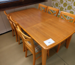 Pöytä ja 6 kpl tuoli (68)