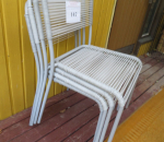 Alumiininen tuoli, 4 kpl (147)