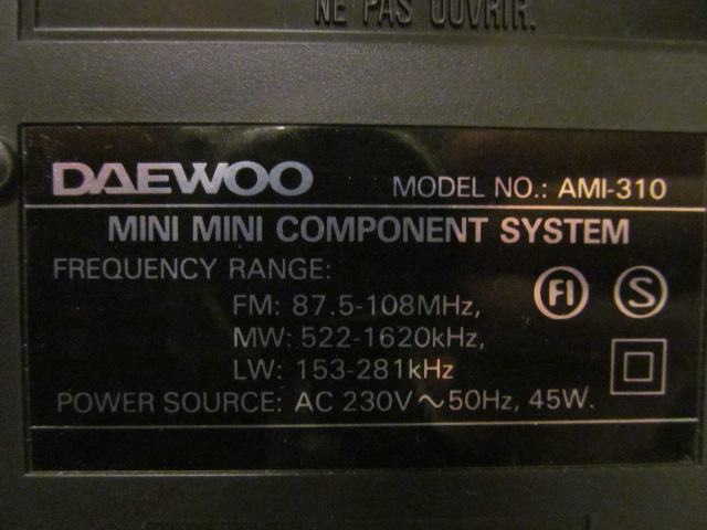 Daewoo ami 729l